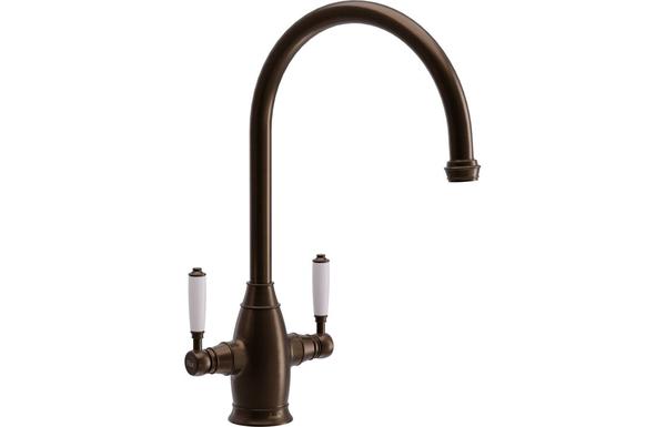 Abode Oxbury Monobloc Mixer Tap - Dark Bronze